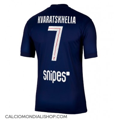 Maglie da calcio Paris Saint-Germain Khvicha Kvaratskhelia #7 Prima Maglia 2025-26 Manica Corta Maglie da calcio Paris Saint-Germain Khvicha Kvaratskhelia #7 Prima Maglia 2025-26 Manica Corta